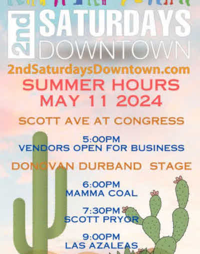 2nd Saturdays Downtown with Mama Coal - Scott Pryor - Las Azaleas