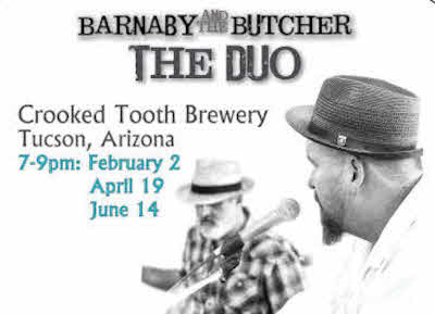 Barnaby and the Butcher at Crooked Tooth Brewery