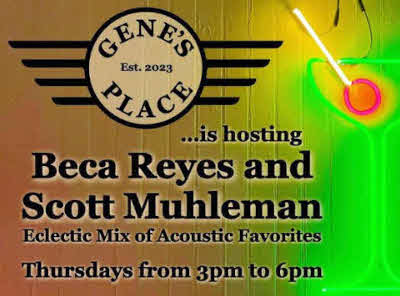Beca Reyes and Scott Muhleman at Genes Place