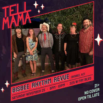 Bisbee Rhythm Review at Tell Mama