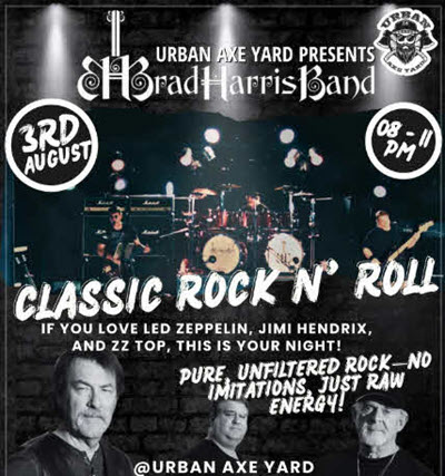 Brad Harris Band - Urban Axe Yard