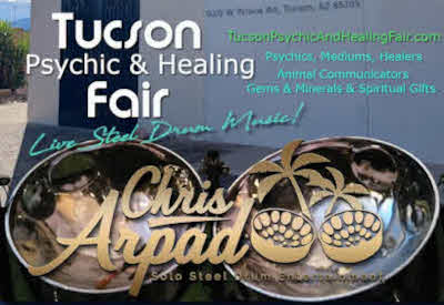 Chris Arpad at the Tucson Psychic and Healing Fair