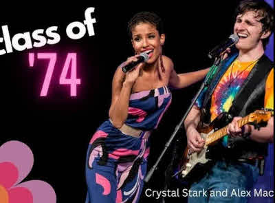 Class of 74 with Crystal Stark and Alex Mac