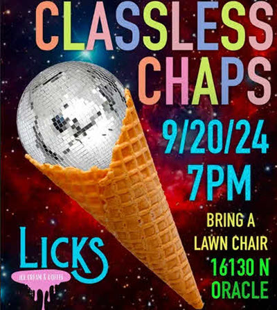 Classless Chaps at Licks Ice Cream