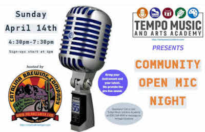 Community Open Mic at Catalina Brewing