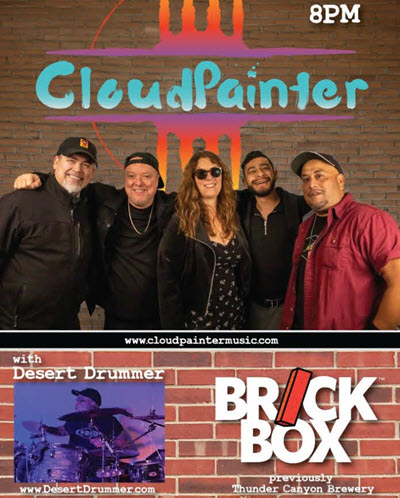 Desert Drummer and Cloud Painter at Brickbox Brewery