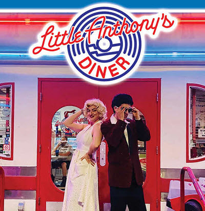 Elvis and Marilyn at Little Anthonys Diner