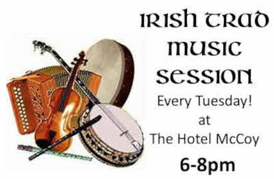 Irish Trad Music Session at Hotel McCoy