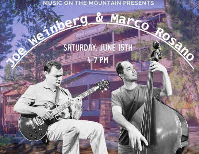 Jazz on the Mountain with Joe Weinberg and Marco Rosano Duo at Mount Lemmon Lodge