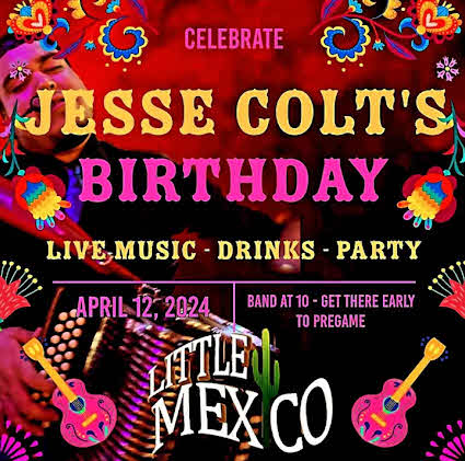 Jesse Colt Birthday with live music by Xplosion