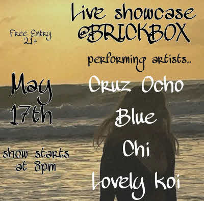 Live Showcase at Brickbox Brewery - Cruz Ocho - Blue - Chi - Lovely Koi