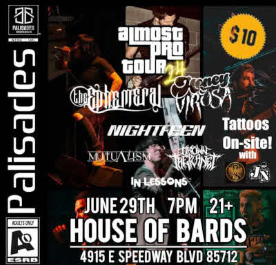 Palisades Amost Pro Tour at the House of Bards