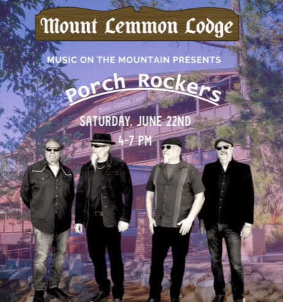 Porch Rockers at Mount Lemmon Lodge