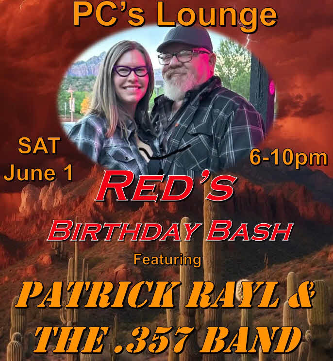 Reds Birthday Bash with Patrick Rayl and the .357 Band at PCs Lounge