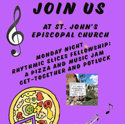 Rhythmic Slices Fellowship - Pizza - Potluck - Music Jam