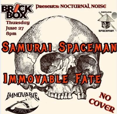 Samurai Spaceman and Immovable Fate at Brickbox Brewery