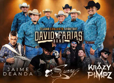 Tejano Conjunto Shootout featuring David Farias - Jaime Deanda - Krazy Pimpz - Sunny Sauceda - Casino Del Sol