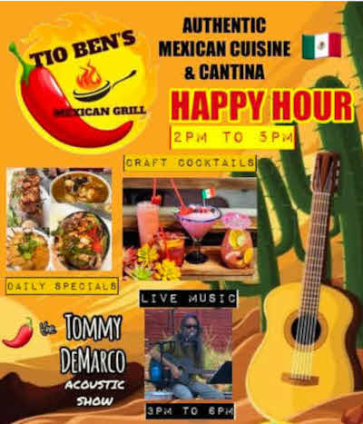 Tommy Demarco Acoustic Show at Tio Bens Mexican Grill