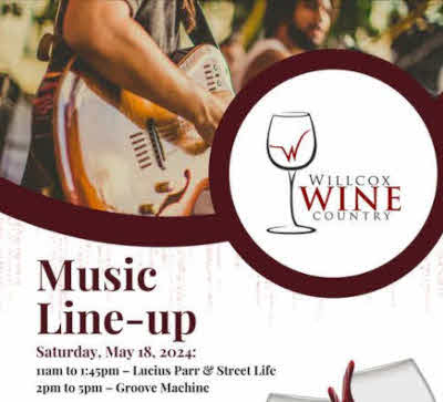 Willcox Wine Festival Musice Sat May 18